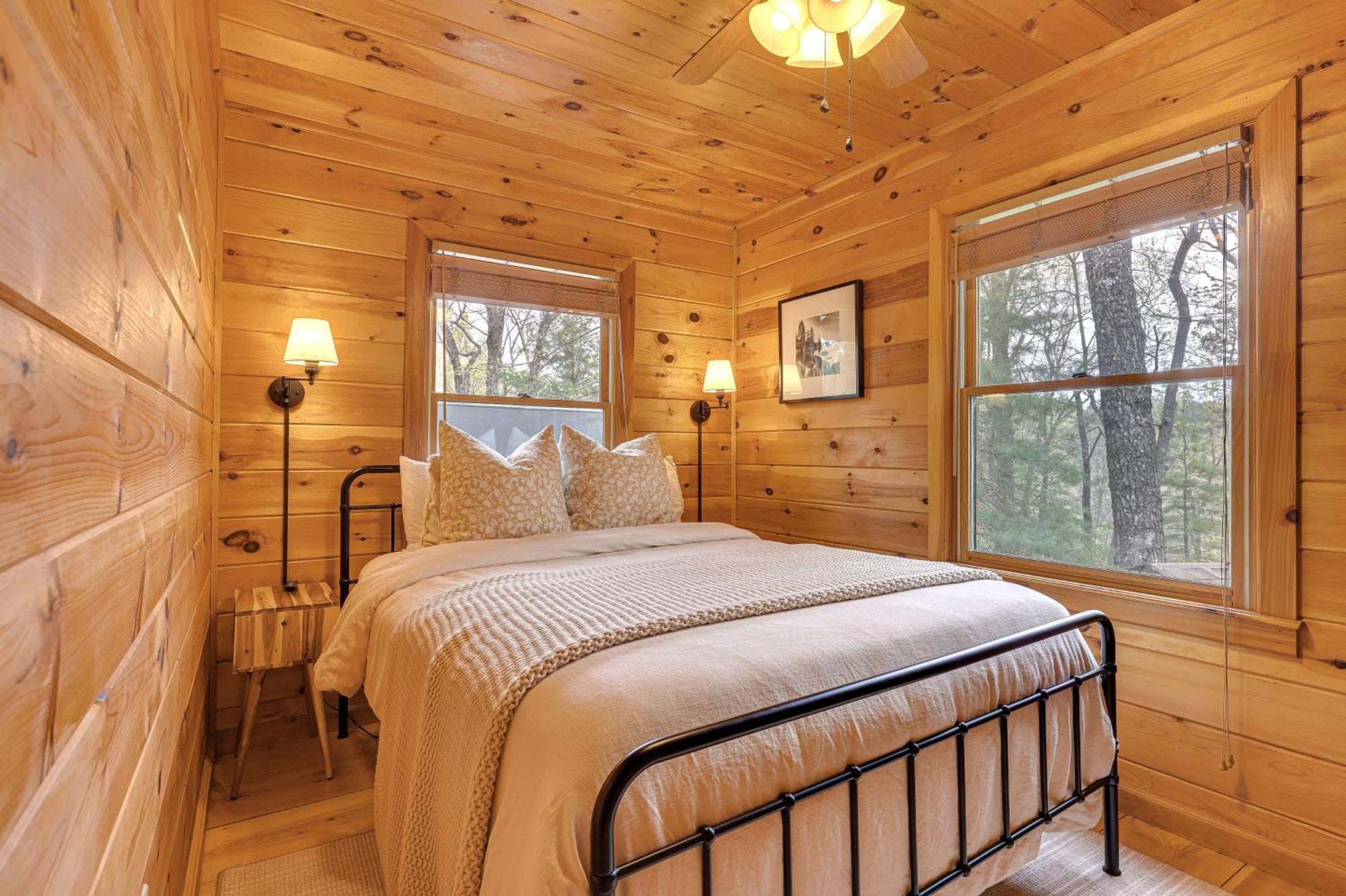 Cozy Cabin In Private Location With Hot Tub And Grill! Блу Ридж Екстериор снимка